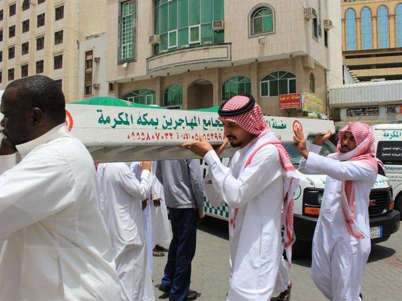 تشييع جنازة البنات المنحورات " منحورات مكة " في مكة المكرمة اليوم 7