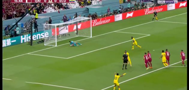 اهداف مباراة قطر والاكوادور الهدف الثاني مشاهدة إنر فالينسيا