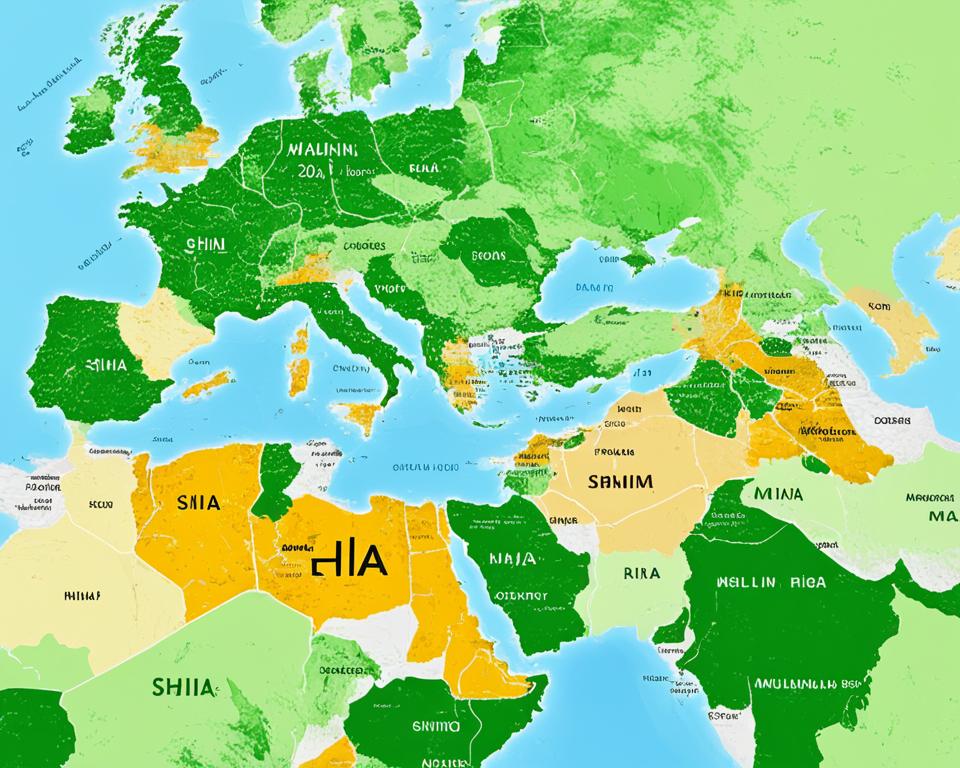 توزيع الشيعة في العالم